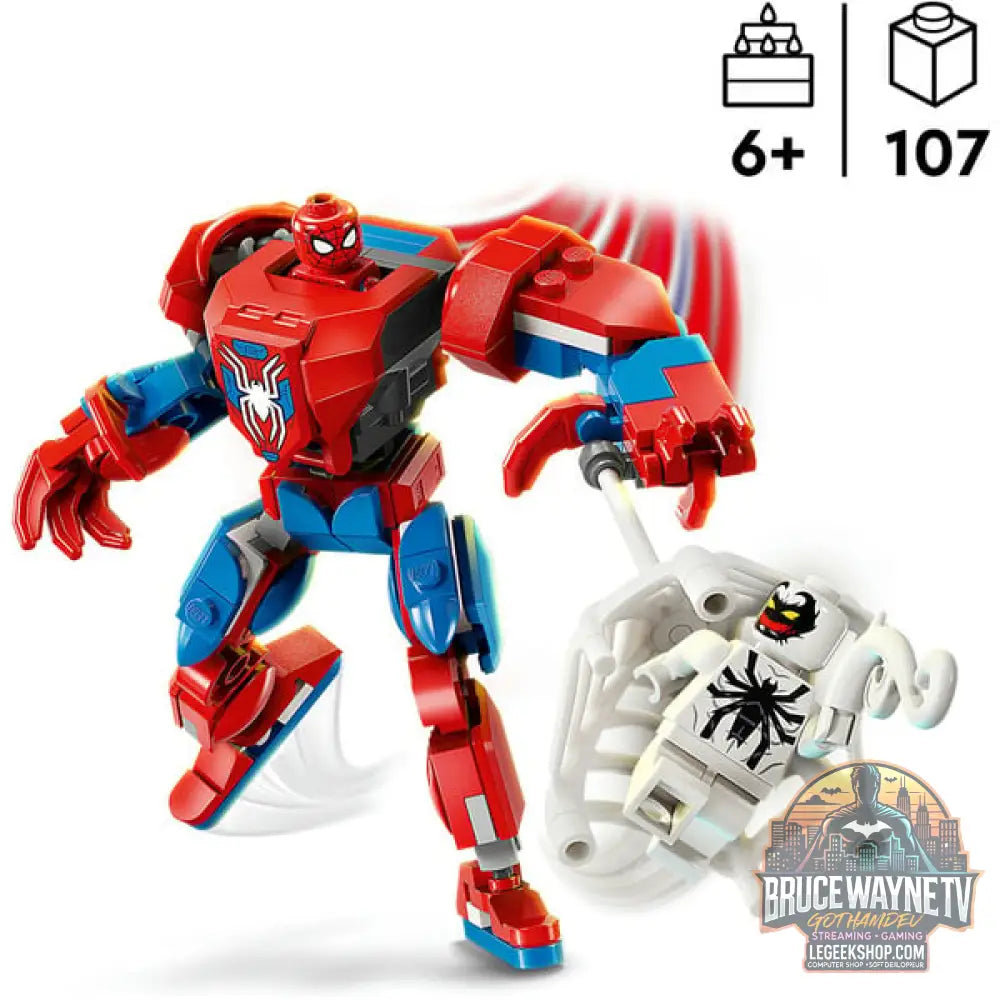 LEGO 76308 Marvel Super Heroes Spider-Man Mech vs. Anti-Venom, jeu de construction - LEGO - vue 3