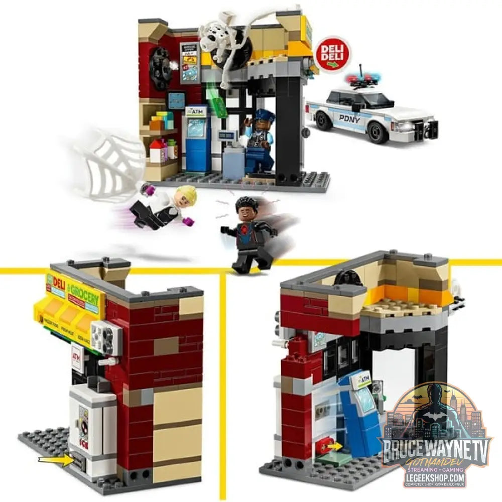 LEGO 76311 Marvel Super Heroes Spider-Verse: Miles Morales vs Spot, jeu de construction - LEGO - vue 4