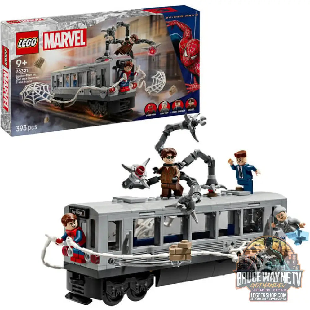 LEGO 76321 Marvel Super Heroes Spider-Man vs. Doc Ock: Showdown in der U-Bahn, jeu de construction - LEGO