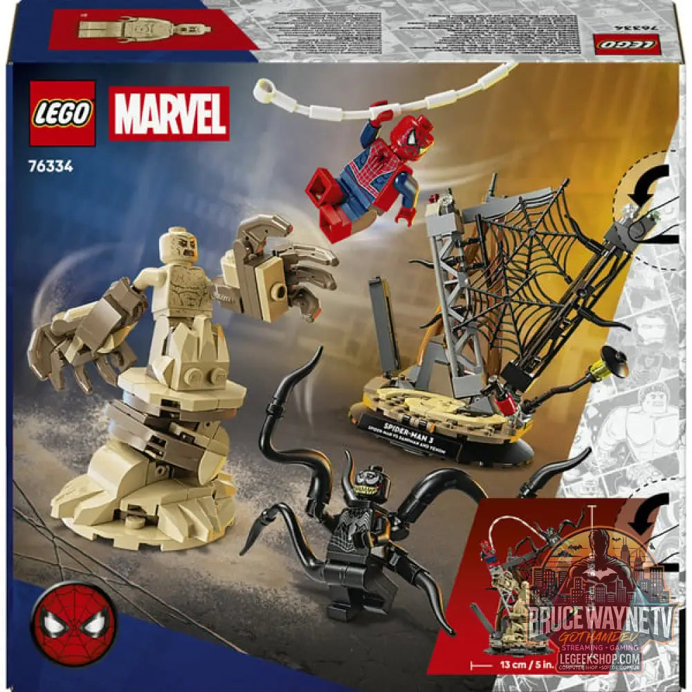 LEGO 76334 Marvel Super Heroes Großer Showdown: Spider-Man vs. Sandman, jeu de construction - LEGO - vue 7