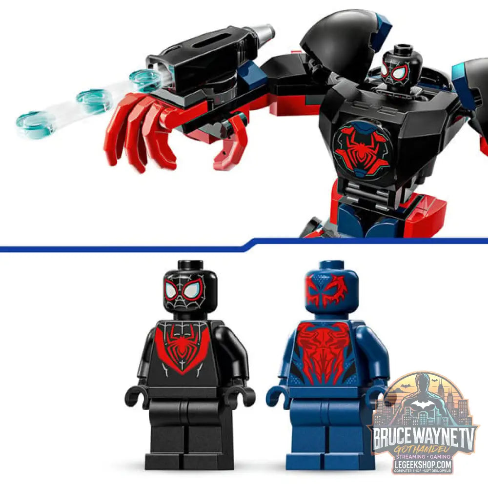 LEGO 76337 Marvel Super Heroes Miles Morales Mech vs. Spider-Man 2099, jeu de construction - LEGO - vue 5