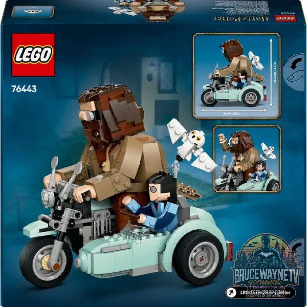 LEGO 76443 Harry Potter Hagrids et Harrys Motorradtour, jeu de construction - LEGO - vue 7