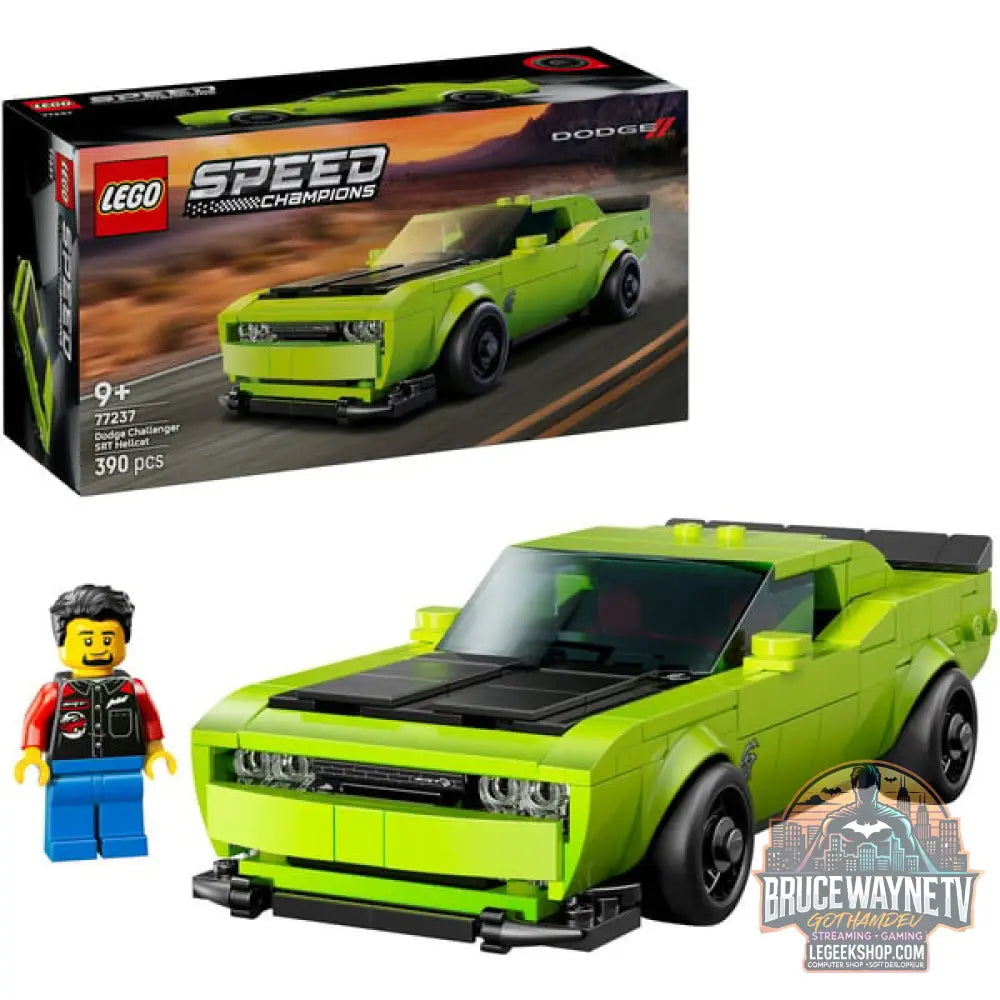 LEGO 77237 Speed Champions Dodge Challenger SRT Hellcat Sportwagen, jeu de construction - LEGO