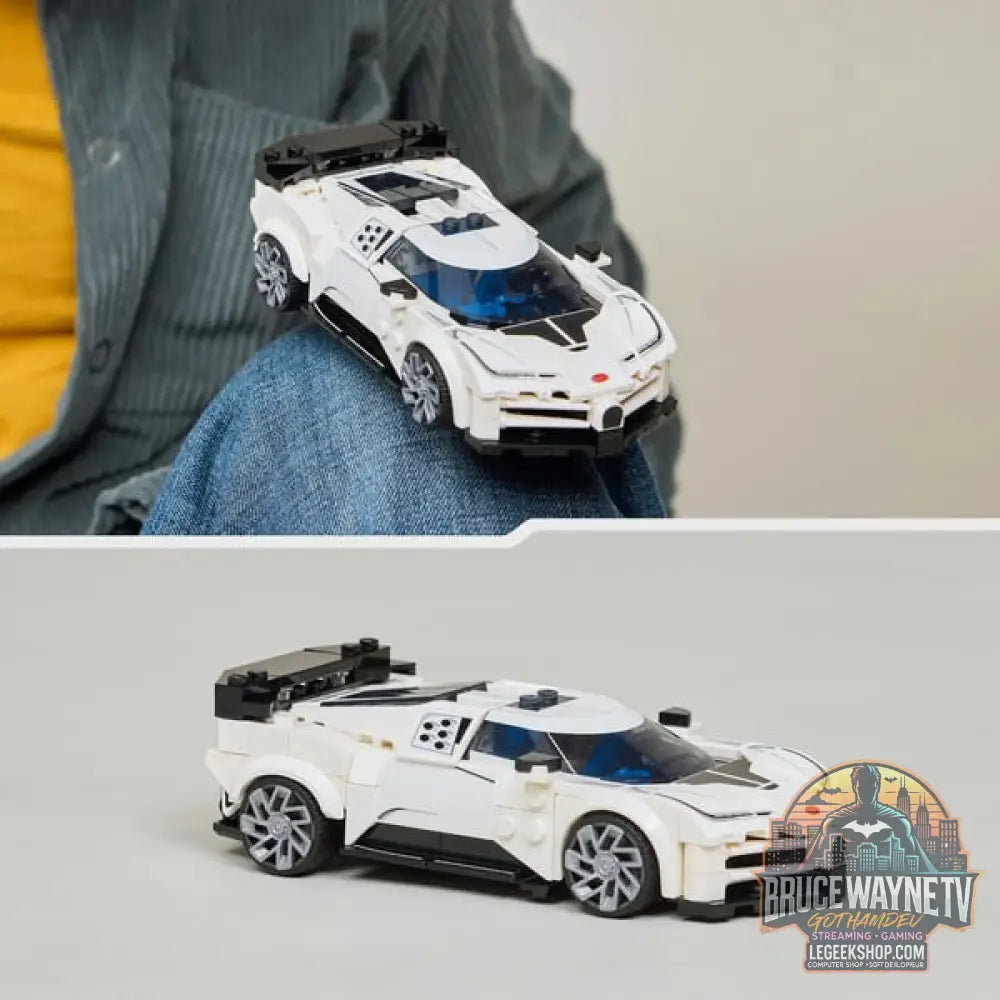 LEGO 77240 Speed Champions Bugatti Centodieci Hypersportwagen, jeu de construction - LEGO - vue 6