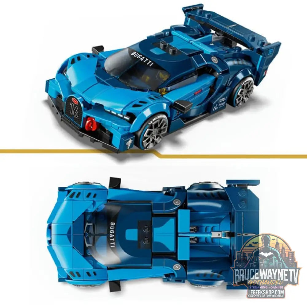 LEGO 77253 Speed Champions Bugatti Vision GT Hypersportwagen, jeu de construction - LEGO - vue 4