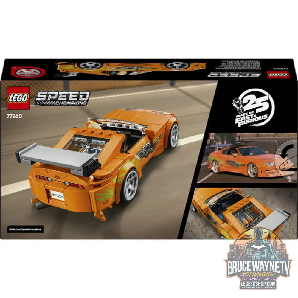 LEGO 77260 Speed Champions The Fast and The Furious Toyota Supra MK4, jeu de construction - LEGO - vue 7