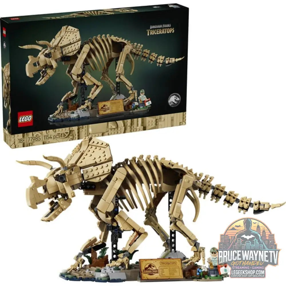 LEGO 77985 Jurassic World Dinosaurier-Fossilien: Triceratops, jeu de construction - LEGO