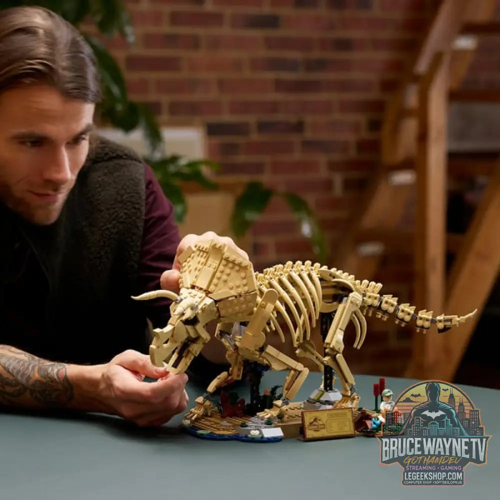 LEGO 77985 Jurassic World Dinosaurier-Fossilien: Triceratops, jeu de construction - LEGO - vue 6