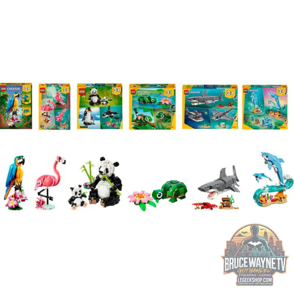 LEGO Creator Wilde Tiere-Bundle, jeu de construction - LEGO