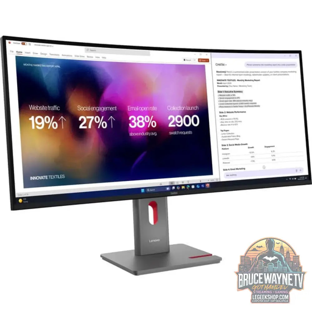 Lenovo ThinkVision P40WD-40 39,7" 5120 × 2160 px IPS 120 Hz - Lenovo