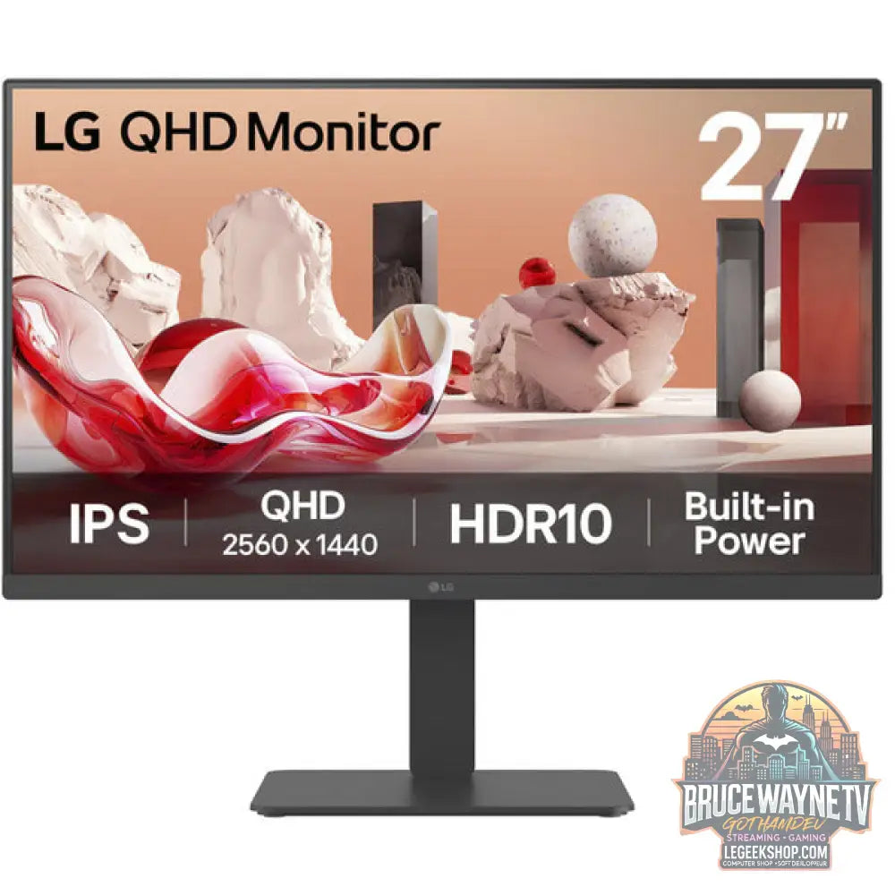 LG 27BA45QB-B 27" QHD/WQHD IPS 75 Hz - LG - vue 2