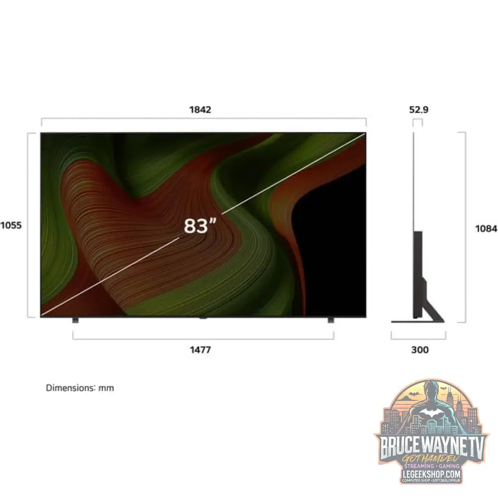 LG OLED83B59LA.AEUD evo TV, OLED-Fernseher - LG - vue 5