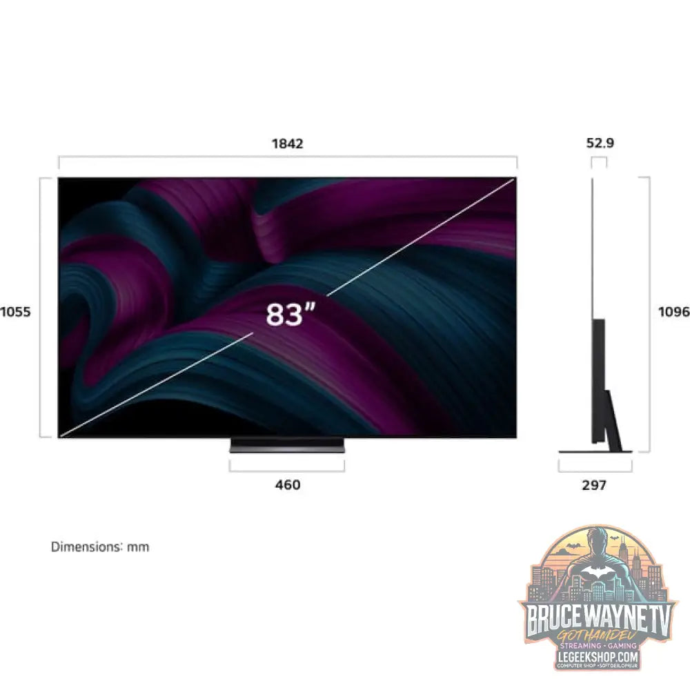LG OLED83C5ELA.AEU evo TV, OLED-Fernseher - LG - vue 5
