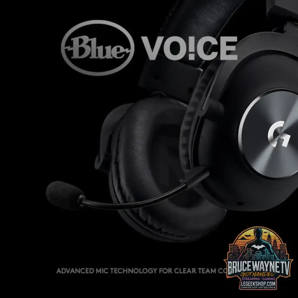 Logitech G PRO X Headset, casque gaming - vue 2