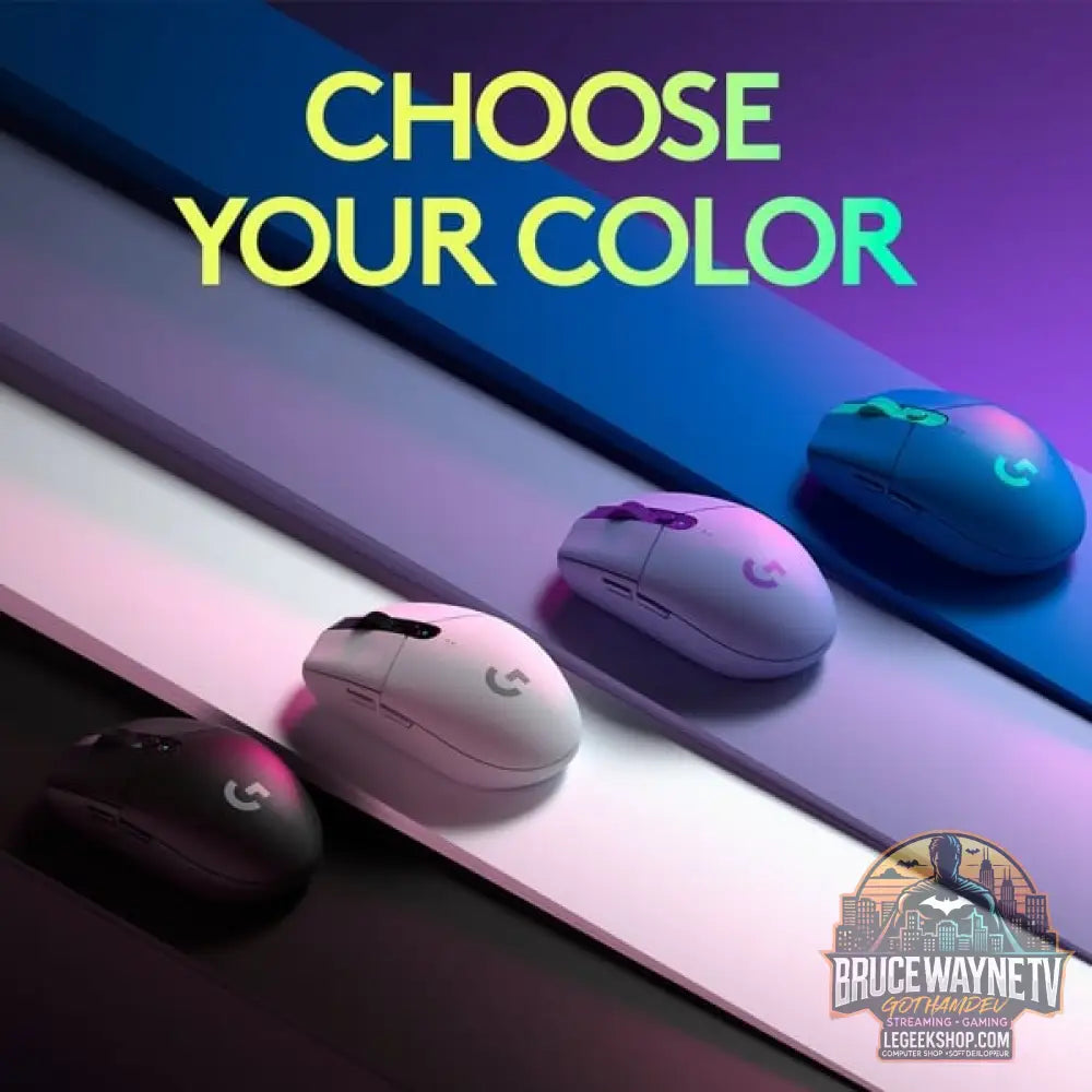 Logitech G305 LIGHTSPEED Gaming, souris gaming - vue 9