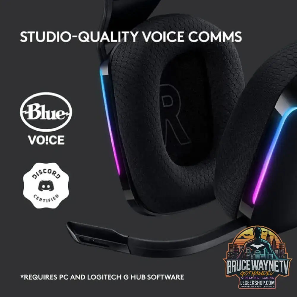 Logitech G733 LIGHTSPEED, casque gaming - vue 8