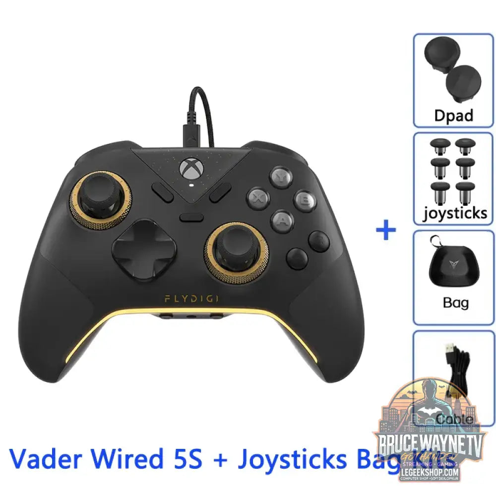 Manette de jeu filaire FLYDIGI VADER 5S - add Sticks Bag