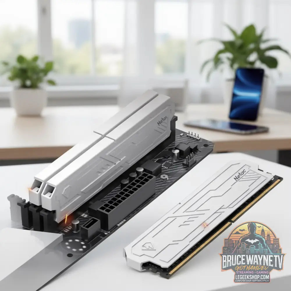 Mémoire RAM Netac Shadow Ill DDR4/DDR5… — détail Mémoire RAM, vue 15, LeGeekShop