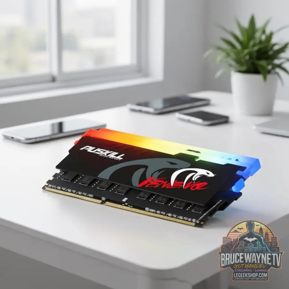 Mémoire RAM PUSKILL RGB DDR3 8GBx2 1600MHz… — Mémoire RAM, vue 5, LeGeekShop