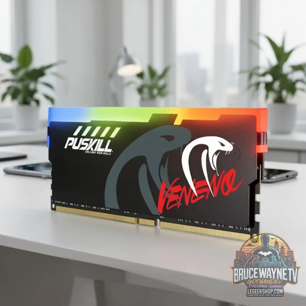 Mémoire RAM PUSKILL RGB DDR3 8GBx2 1600MHz… — Mémoire RAM, vue 6, LeGeekShop