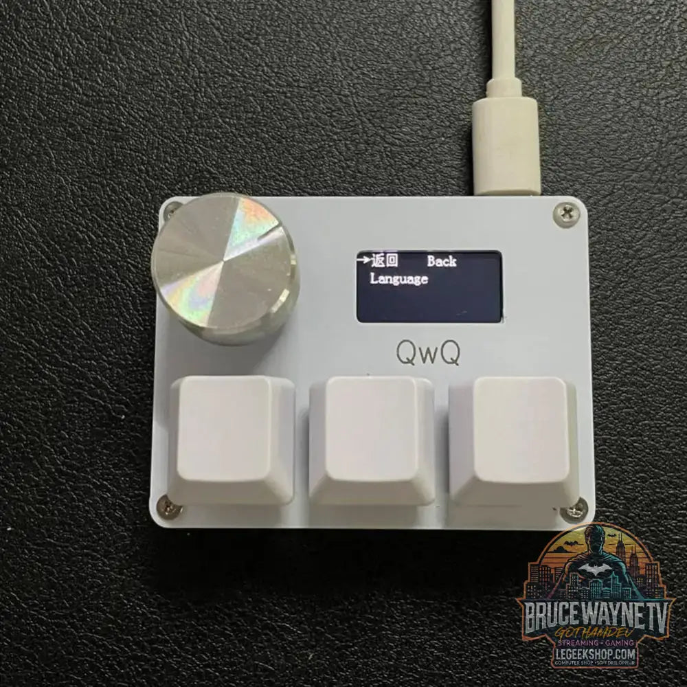 Mini Clavier Mécanique BTXETUEL SayoDevice OSU O3C – Switchs Magnétiques Roses | Écran IPS & Ultra-Vitesse - Clavier