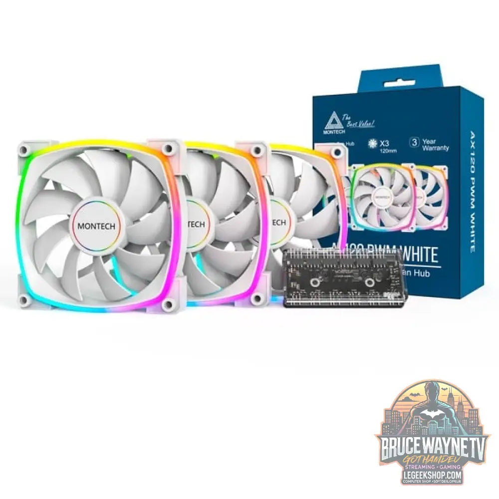 Montech AX120 PWM 120x120x25, Gehäuselüfter - Montech