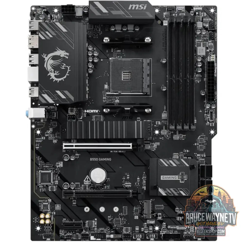 MSI B550 GAMING, carte mère - MSI - vue 3