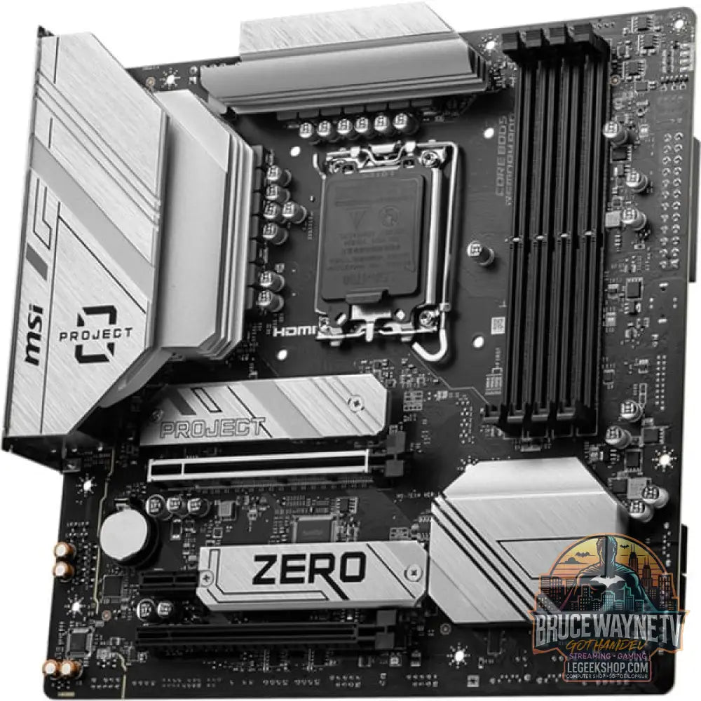 MSI B760M PROJECT ZERO, carte mère - MSI - vue 4