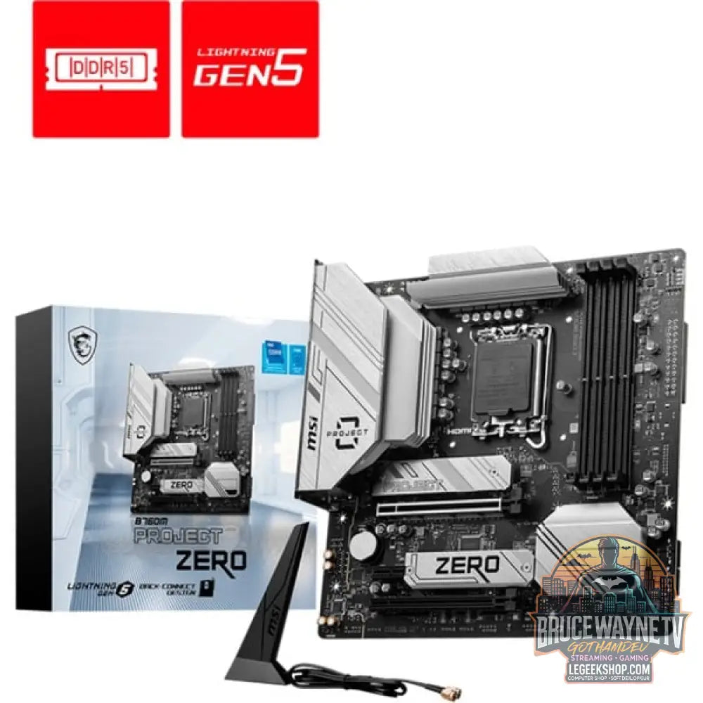 MSI B760M PROJECT ZERO, carte mère - MSI