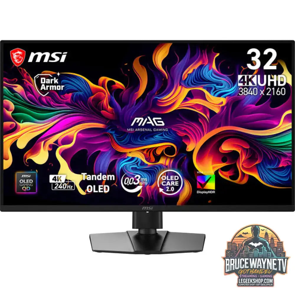 MSI MAG 321UPDE QD-OLED X24 31,5" 3840 × 2160 px QD-OLED 240 Hz - MSI - vue 5