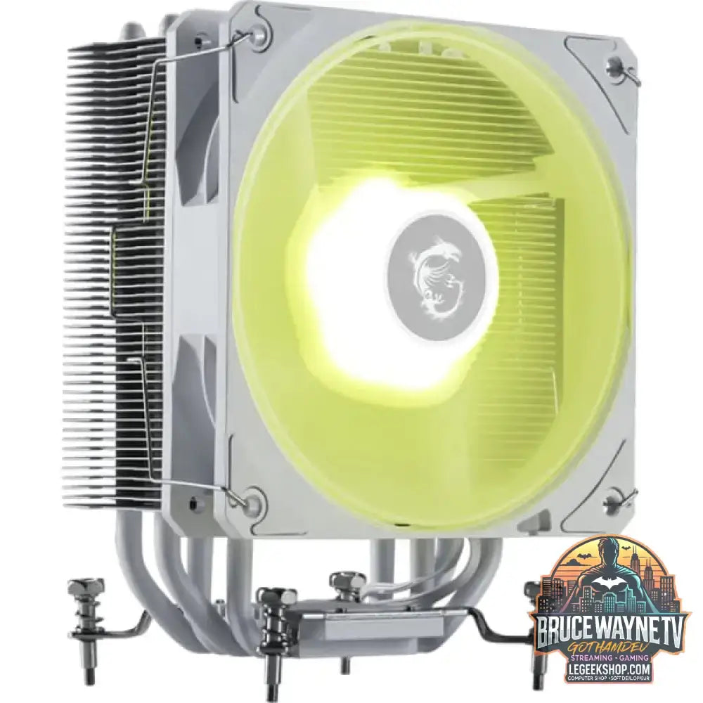 MSI MAG Corefrozr AA13 White, CPU-Kühler weiß, 120 mm - MSI - vue 3
