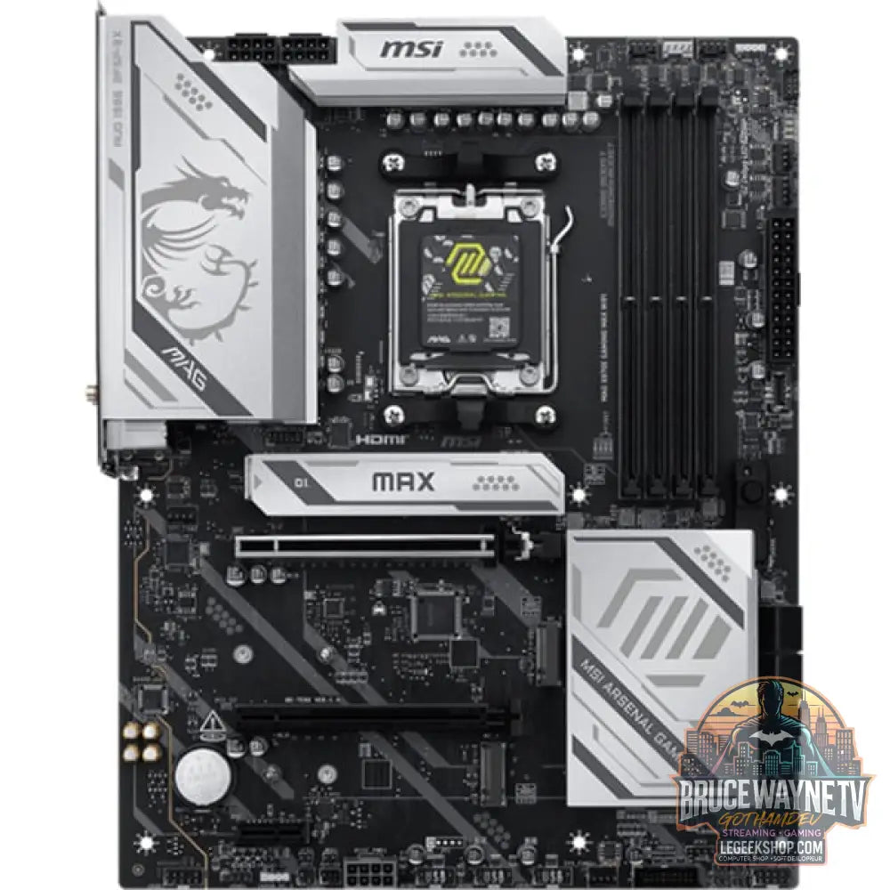 MSI MAG X870E GAMING MAX WIFI, carte mère - MSI - vue 3
