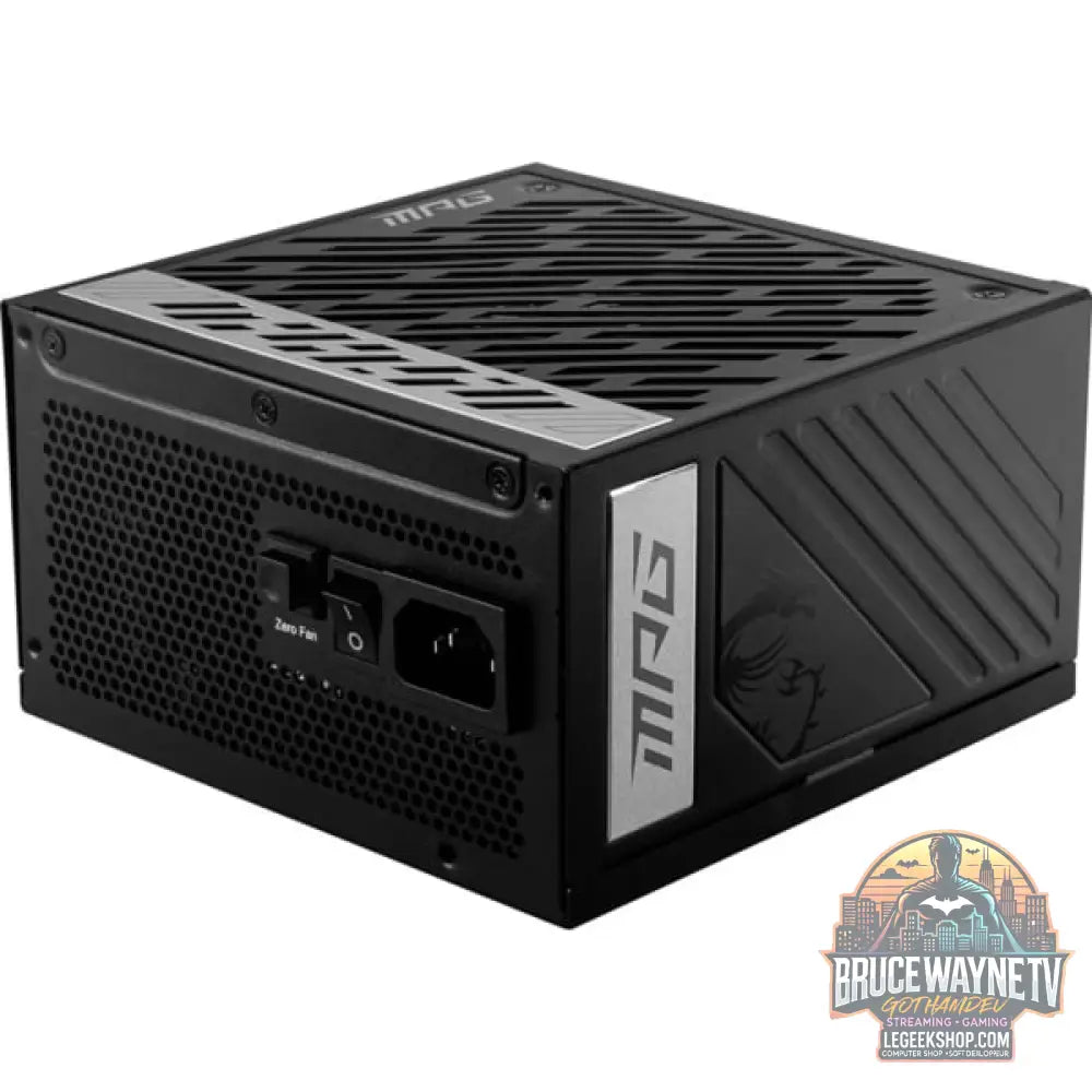 MSI MPG A1000G 1000W, alimentation PC - MSI - vue 2