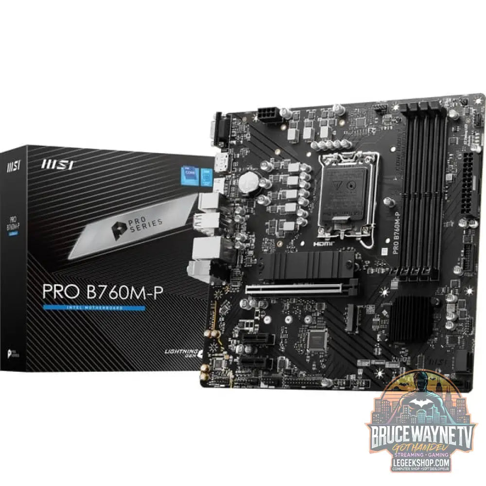 MSI PRO B760M-P, carte mère - MSI - vue 6