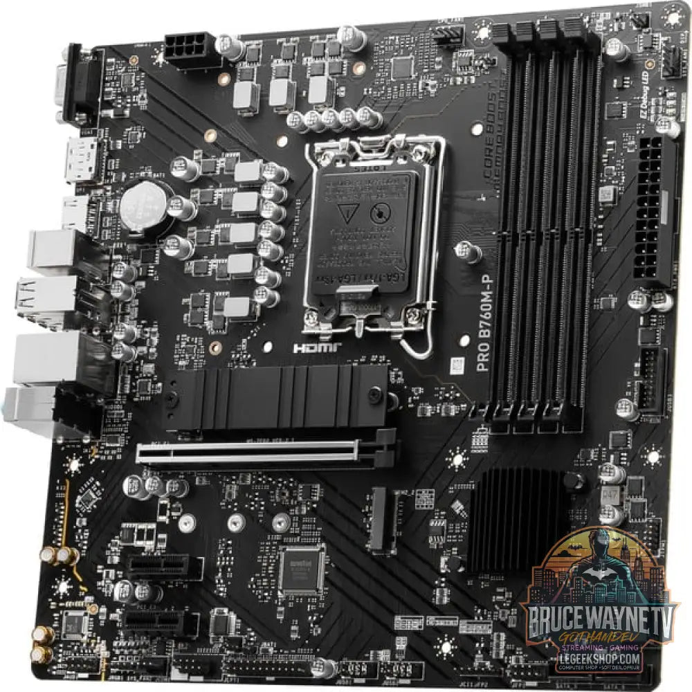 MSI PRO B760M-P, carte mère - MSI - vue 9