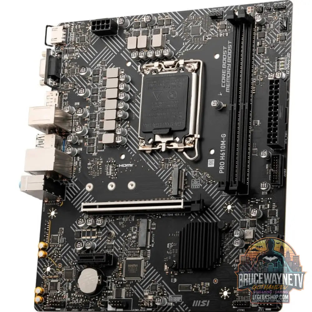 MSI PRO H610M-G, carte mère - MSI - vue 4