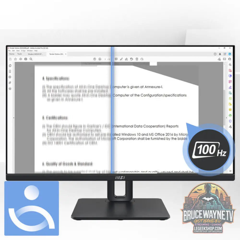 MSI PRO MP245PG 23,8" Full HD IPS 100 Hz - MSI - vue 6