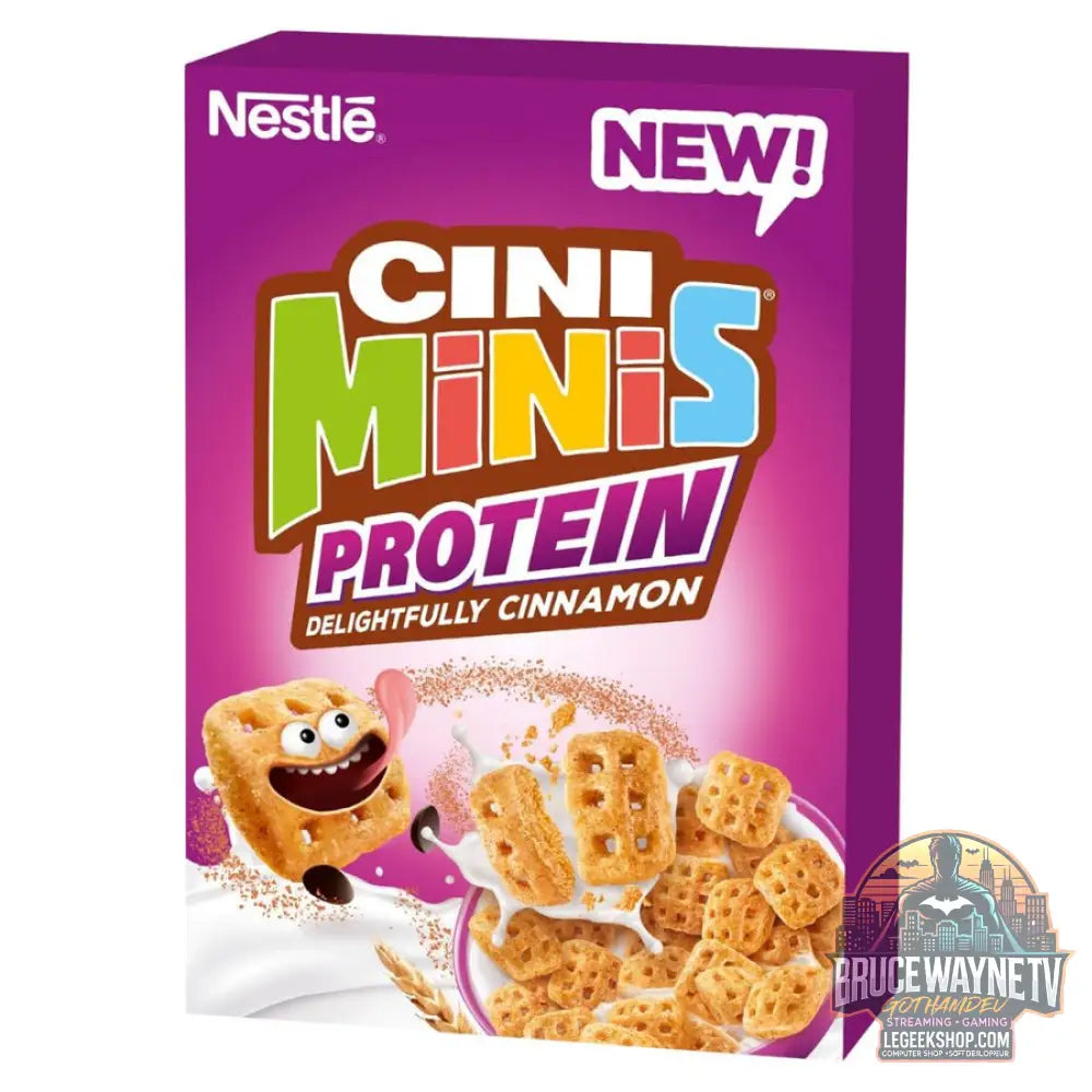 Nestlé Cini Minis Protein Cinnamon céréales protéinées saveur cannelle de 340 g (Lot de 6) - Snacks & boissons importés