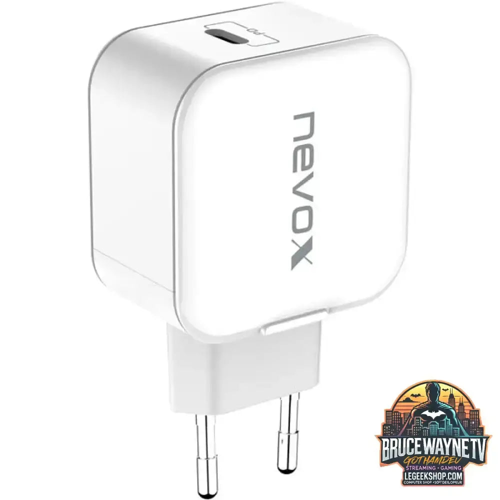 Nevox USB PD Type C Ladegerät 20Watt weiss weiß - Nevox