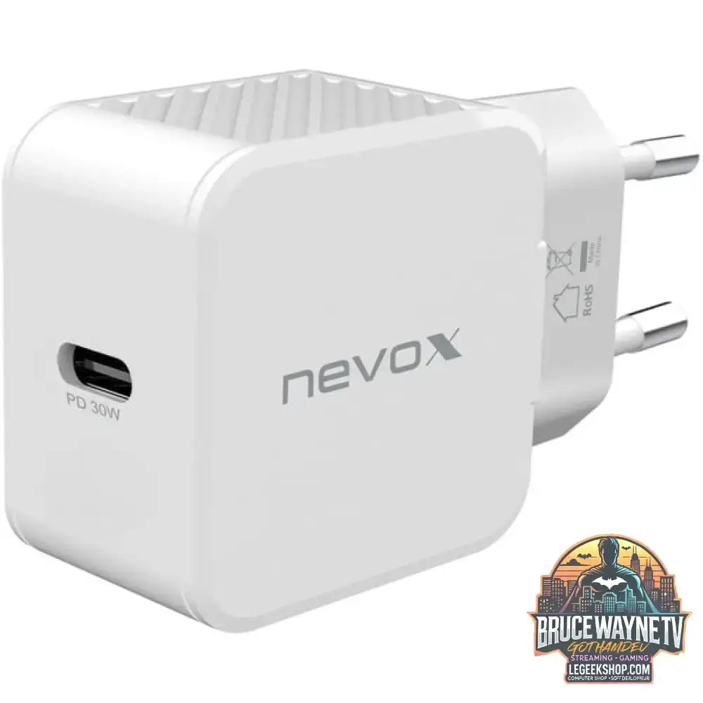 Nevox USB PD Type C / PPS, Ladegerät weiß, 30 Watt - Nevox - vue 2