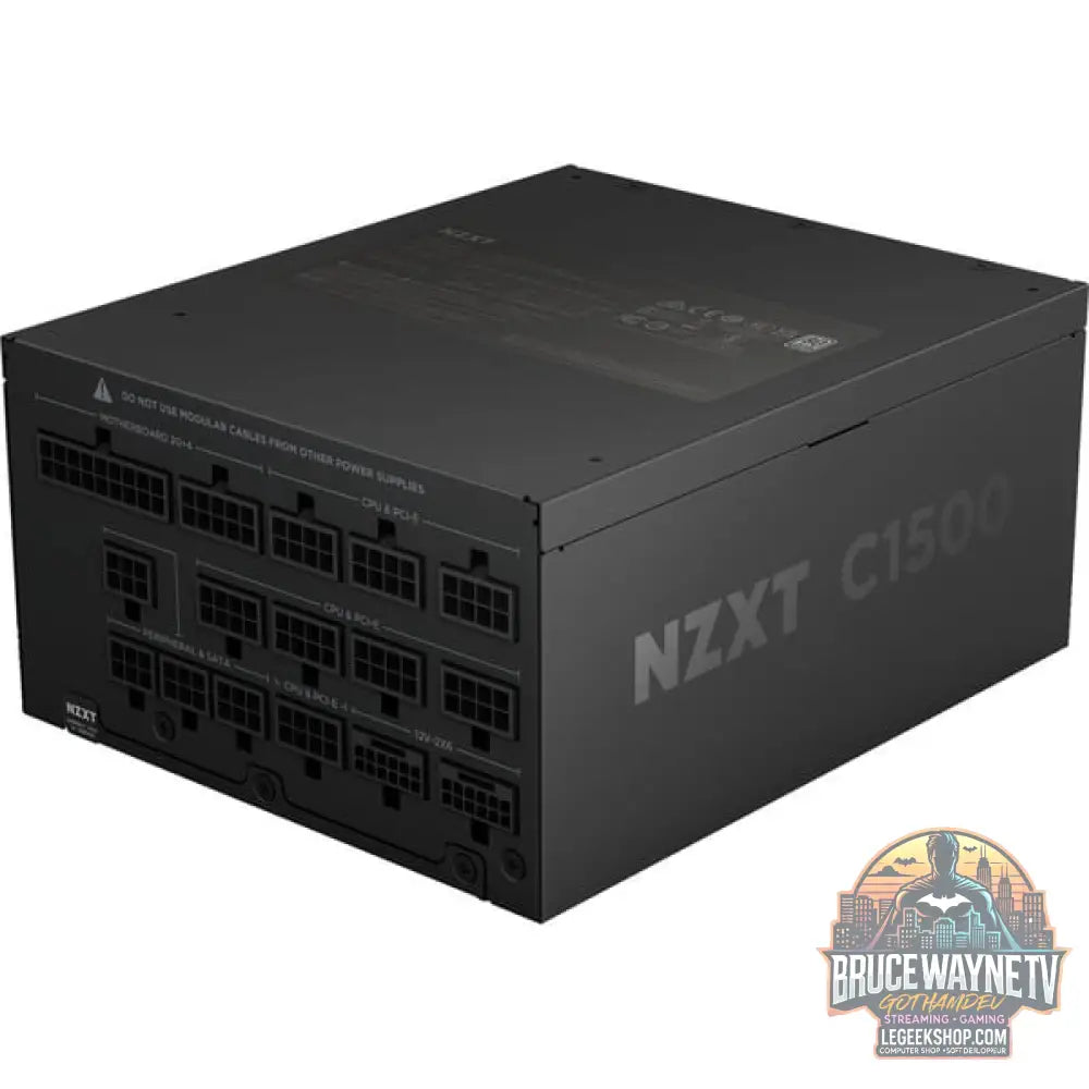 NZXT C1500 Platinum, alimentation PC - NZXT - vue 3
