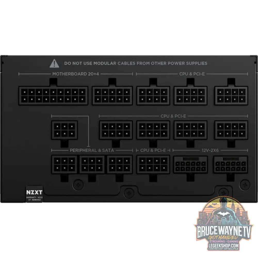 NZXT C1500 Platinum, alimentation PC - NZXT - vue 8