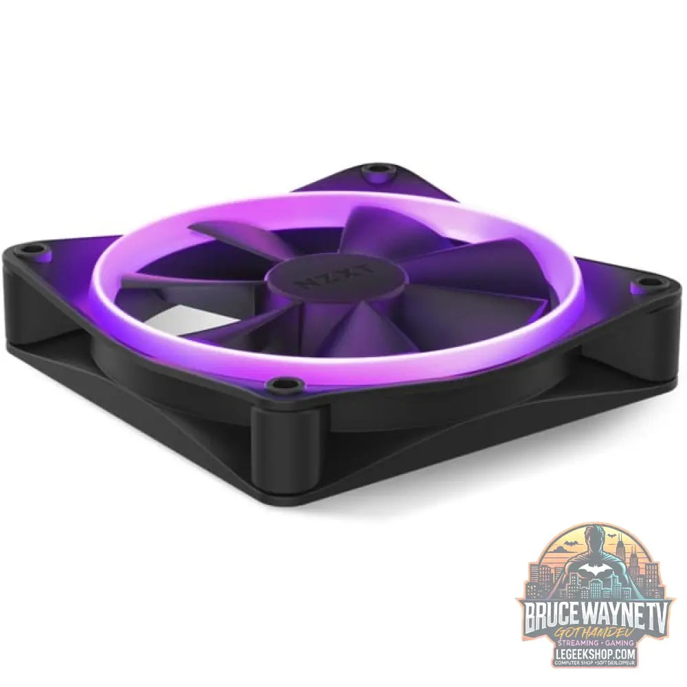 NZXT F120 RGB Single 120x120x26, Gehäuselüfter - NZXT - vue 4