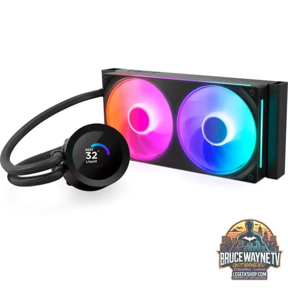 NZXT Kraken Plus RGB 240, Wasserkühlung schwarz - NZXT - vue 3