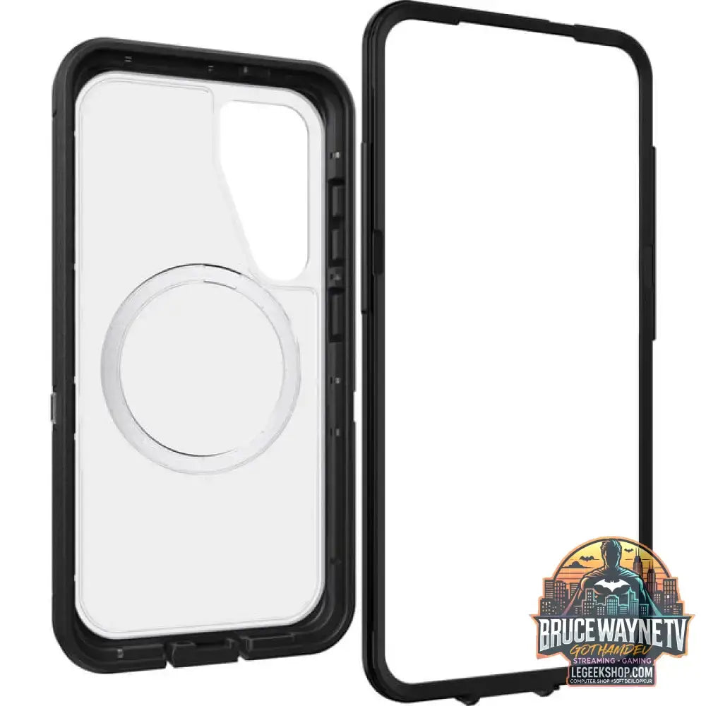 Otterbox Defender XT, Handyhülle transparent/schwarz, Samsung Galaxy S25, mit Magneten - Otterbox - vue 3