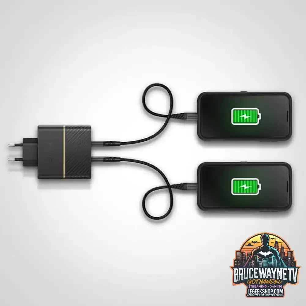 Otterbox USB-C Wand-Schnellladegerät, 50W Combined schwarz - Stromquelle: Steckdose - vue 4