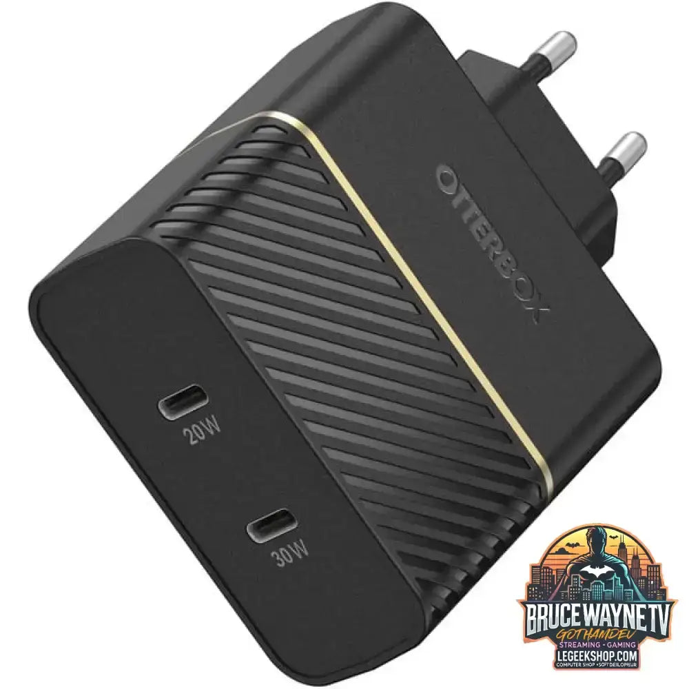 Otterbox USB-C Wand-Schnellladegerät, 50W Combined schwarz - Stromquelle: Steckdose