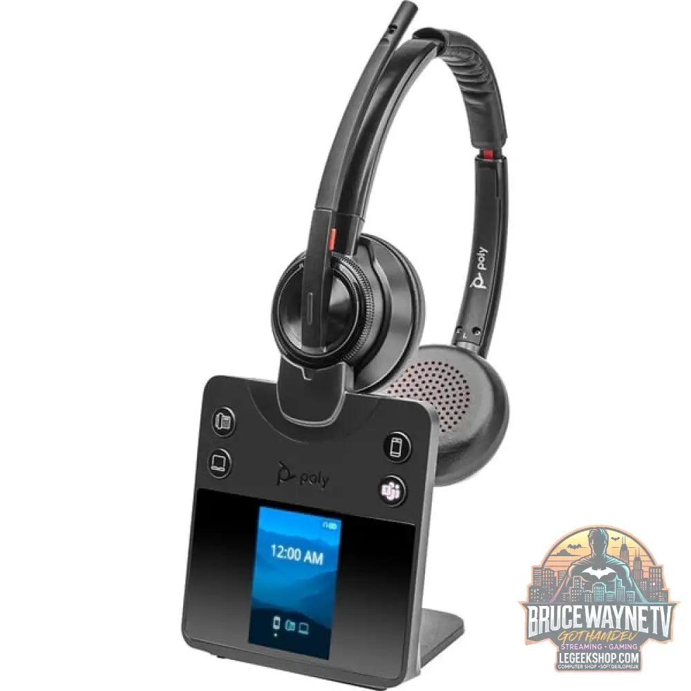 Poly Savi 8420 Office DECT, Headset noir, Stereo, USB-A, USB-C, Microsoft Teams - Poly
