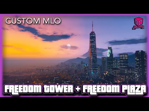 🏙️ Freedom Tower & Plaza — détail mapping fivem, vue 6, LeGeekShop