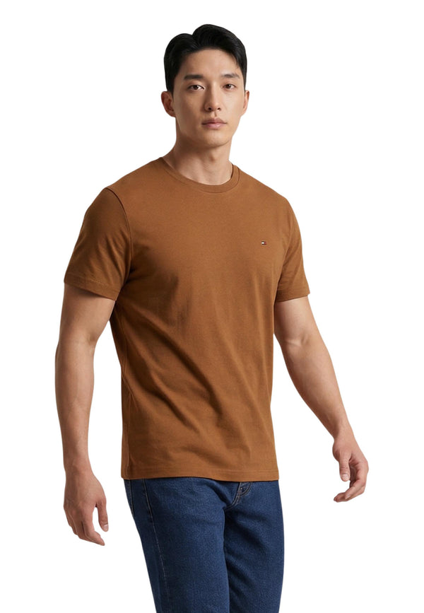 Tommy Hilfiger T-shirt homme — camel